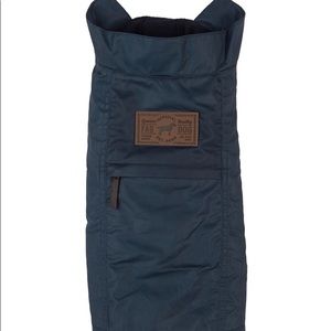 Fab Dog Waxed  Utility Dog Coat Slate Blue (8") MSRP $42